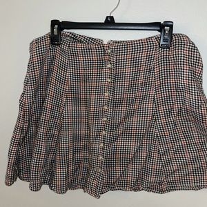 Plaid skirt